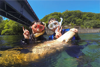 Lake Shikotsu River Snorkeling