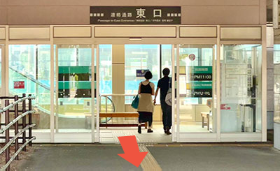 JR千歲站接駁巴士乘車位置說明