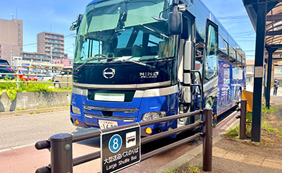 JR千歲站接駁巴士乘車位置說明